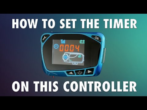 How To Set The Timer On The New Blue Chinese Diesel Heater Controller With The Spanner Button