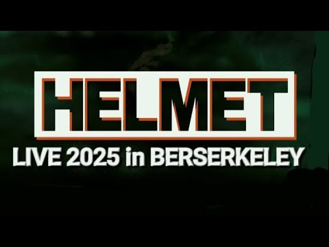 HELMET : LIVE in Berkeley 2025 ! Holiday, Enemies, & Ironhead.