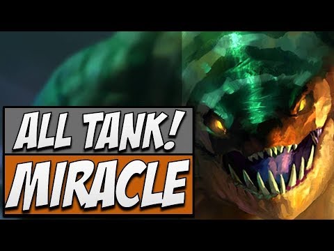 Liquid.Miracle Tidehunter - 7697 MMR | Dota Gameplay 7.14