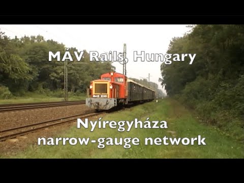 MAV   Hungarian Narrow Gauge   Nyíregyháza narrow gauge system - Sept 2005