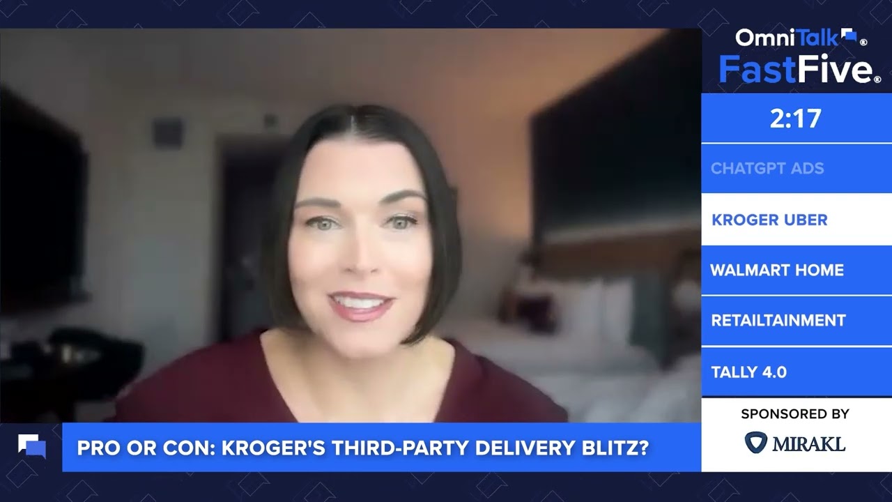 Kroger Bets on Uber for Grocery Delivery at Scale | Fast Five Shorts