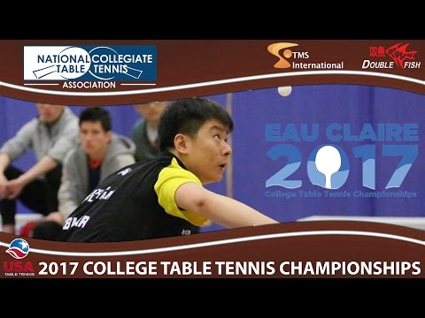 2017 TMS NCTTA - Men's Singles Jishan Liang vs. Yichi Zhang (Semifinal) Highlights