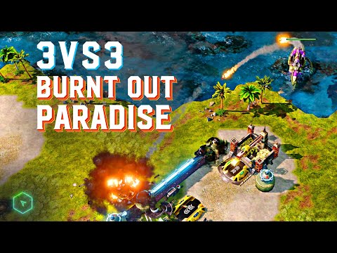 3v3 on Burnt Out Paradise - Red Alert 3