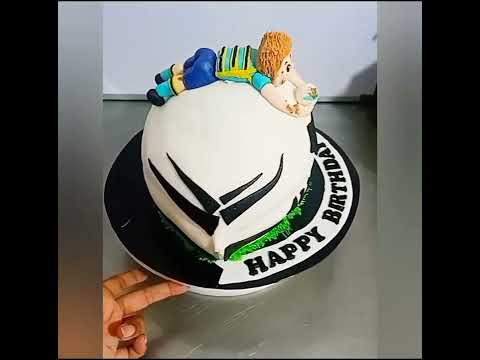 3D Rugby ball cake🏈