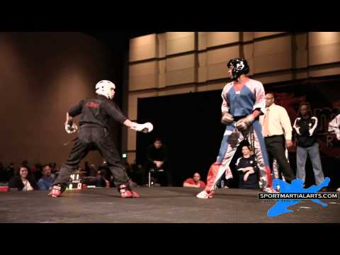 Troy Binns vs Peter Chartouni - Team Sparring Finals - Amerikick Internationals 2014