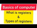 L 1 2 What Is REGISTERS And Its Parts Basics Of COMPUTERS MCS 012