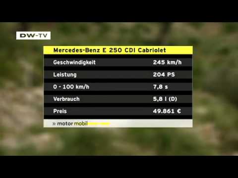 am start: Mercedes E-Klasse Cabrio | motor mobil