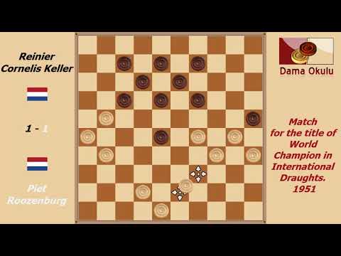 6. Piet Roozenburg - Reinier Cornelis Keller. WK-match 1951.