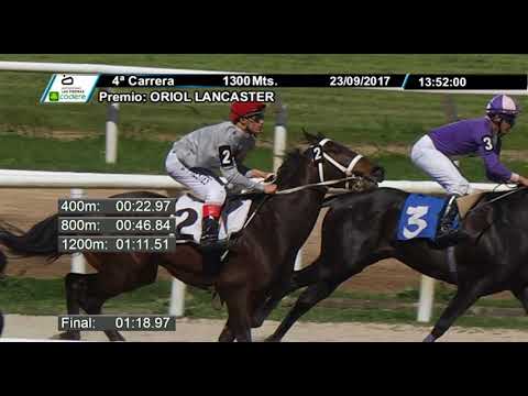 23/09/2017 – Hipodromo Las Piedras – Carr 4 – ORIOL LANCASTER