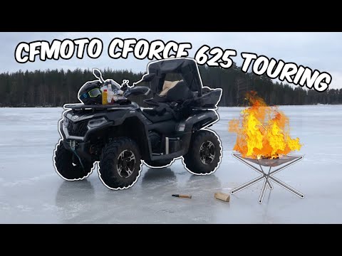 CFMOTO CFORCE 625 TOURING  | Day Trip in February 🧊🌭