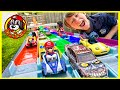 GIVEAWAY ️ Monster Jam Race Cars Vs Hot Wheels Racerverse LONGEST MARIO KART RACE EVER MADE