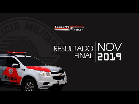 RESULTADO FINAL | PM-SP 2019 - 24/11/2019