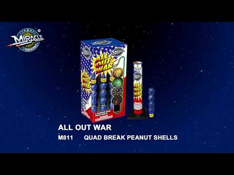 ALL OUT WAR by Miracle Fireworks NEW FOR 2018! M811