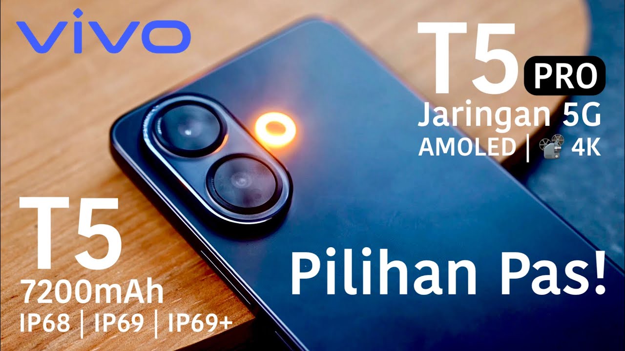 3-4jtan.. Hape Badak & Kuat! vivo T5 Series Review, Cocok Nih