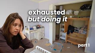 My Son’s Bedroom Transformation Begins | Cleaning, Painting & Real Life