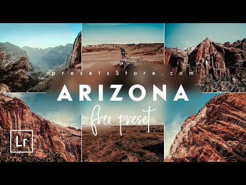 Arizona — Free Lightroom Preset | Landscape Preset | Tutorial | DNG