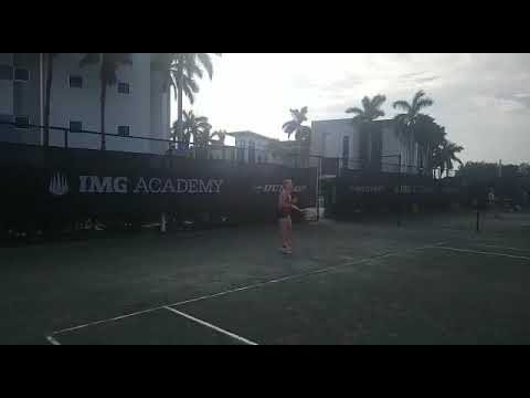 Warming up at Eddie Herr