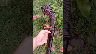 GOLOK NAGA SENYAWA MOTIF TANDUK
