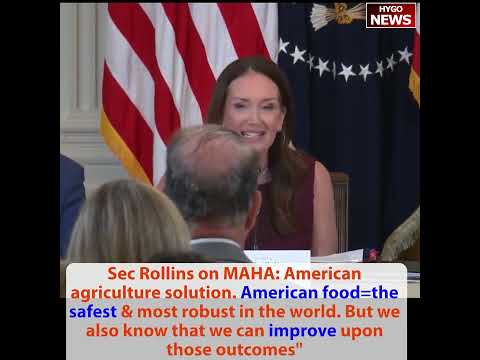 Rollins on MAHA: American agriculture solution. American food=safest & most robust in world. improve