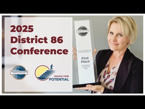 Verity Price, DTM – 2021 World Champion's Invitation to the Toastmasters District 86 Conference!