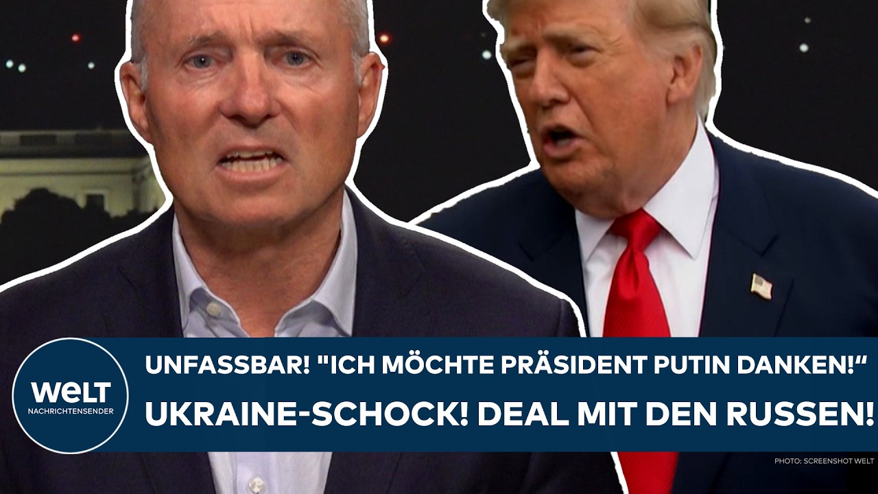 UKRAINE-KRIEG: Unfassbar! "Ich möchte Präsident Putin danken!" Deal mit den Russen! Das sagt Trump!