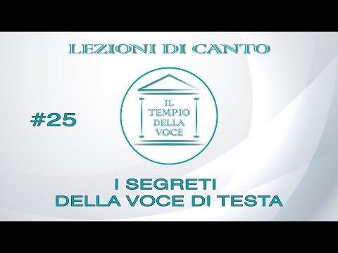 Lezioni di Canto  I SEGRETI DELLA VOCE DI TESTA #25