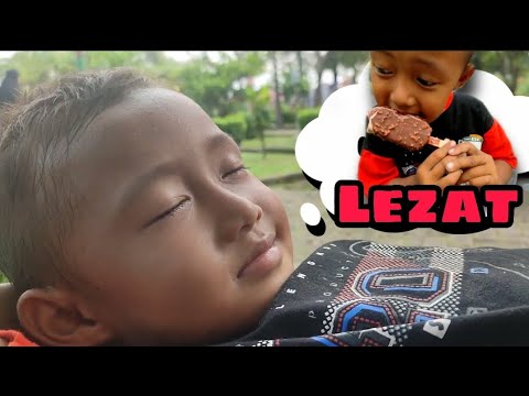 Labib Ketiduran Di Taman ❗ Mimpi Makan Es krim