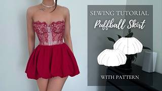 Easy DIY Summer Puffball Skirt Tutorial | How To Make a Summer Puffball Skirt Easy Tutorial