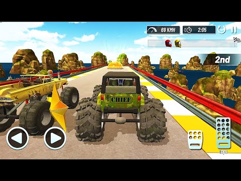Monster Truck Mega Ramp Extreme Stunts GT Racing - Impossible Car Game - Android GamePlay #6