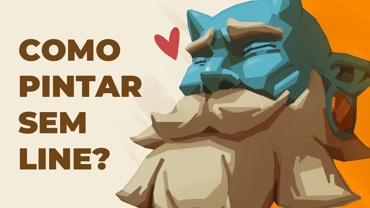 Pintando SEM LINEART - MEU PROCESSO de desenho no CLIP STUDIO