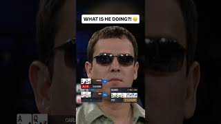 Will He FOLD a Set on the Flop??? 😅 #poker #casino #pokerhands