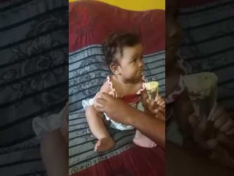 First time ice cream eater