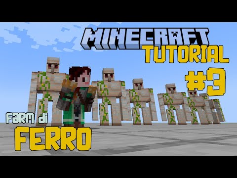 Video tutorial FARM DI FERRO 1.20 e 1.21+ super semplice e super produttiva - Minecraft ITA Farm #3