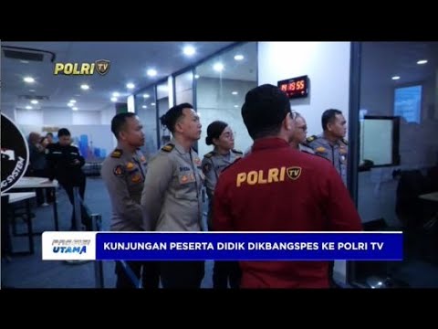 KUNJUNGAN DIKBANGSPES KE POLRI TV