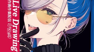 【Drawing/作業配信】自分のグッズを自分で描くらしい【飯田ぽち。Iida Pochi.】