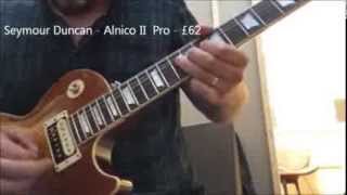 Video thumbnail for Seymour Duncan Alnico II Pro Slash Vs Irongear Tesla Shark (Bridge Pickup) by Ollie Abamp