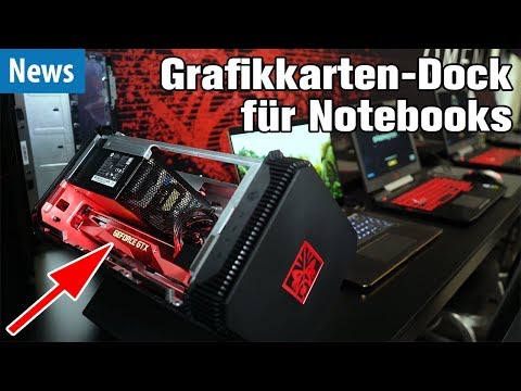 Video Thumbnail: GraKa-Dock für Laptops, Highend Gaming-Notebook und VR-Rucksack-PC von HP Omen | #Gaming-PC