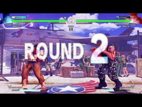 SFV - MDZ_JimmY (Ryu) Vs Aerorockman (Guile) #3
