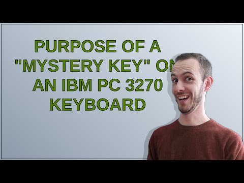 Purpose of a "mystery key" on an IBM PC 3270 keyboard