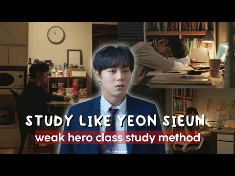 How to Study Like Yeon Si-eun 🥊 | Weak Hero Class Study Method 