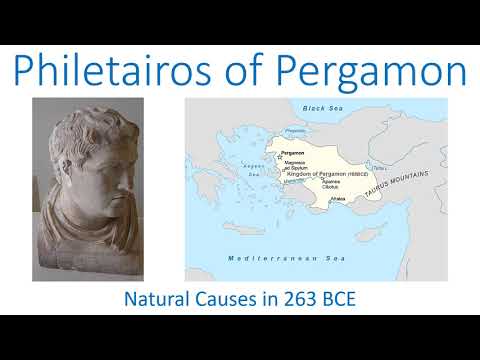 Philetairos of Pergamon, died of natural causes in 263 BCE