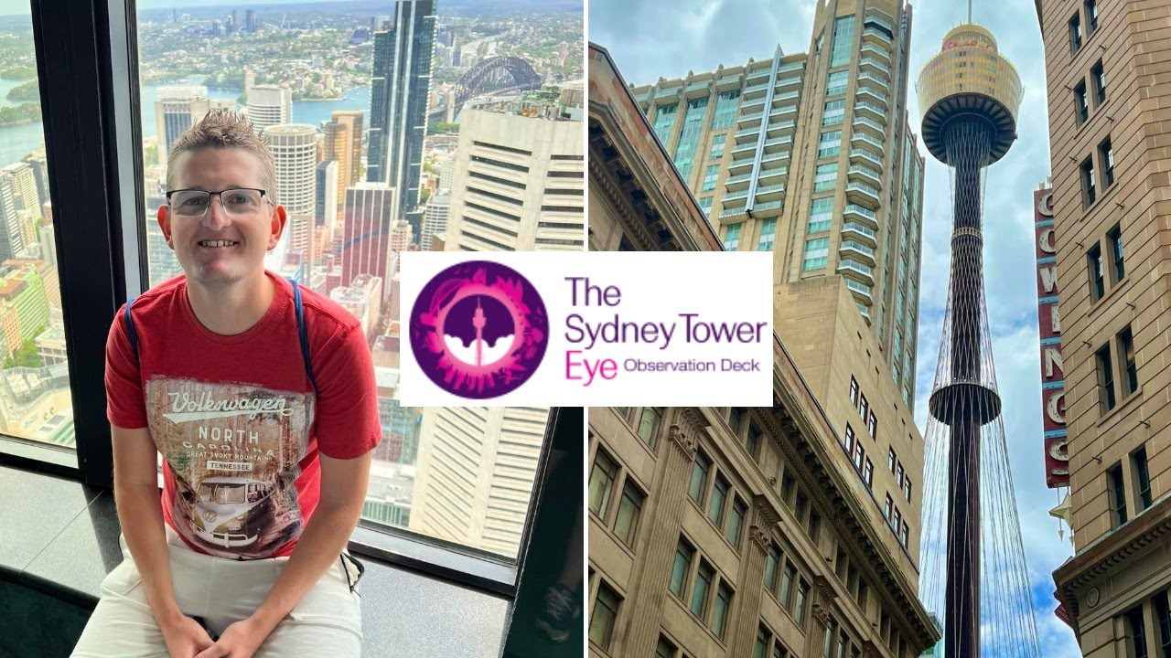 Join travelers as they visit Sydney Tower Eye observation deck.