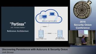 Security Onion 2016: Uncovering Persistence with Autoruns & Security Onion - Josh Brower