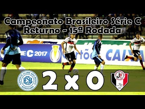 GOLS: SÃO BENTO 2 X 0 JOINVILLE - SERIE C 2017 - 18/08/2017