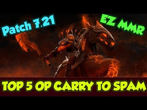 TOP 5 OP Carry TO Gain MMR - Patch 7.21