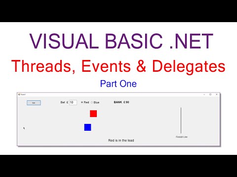 Advanced VB.NET Programming – Threads, Events and Delegates (Part 1)