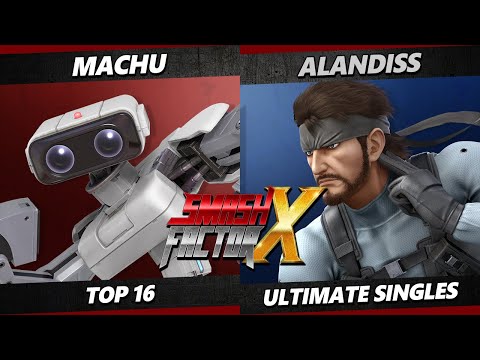 Smash Factor X - AlanDiss (Snake) Vs. Machu (ROB) Smash Ultimate - SSBU