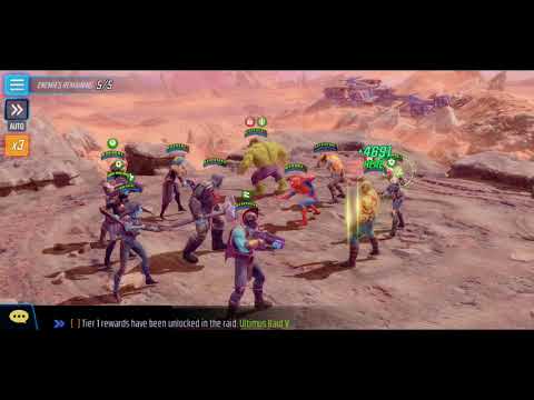 Marvel strike force, my low power blitz kree setup.