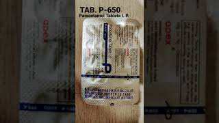 Download lagu P- 650 TABLET /PARACETAMOL TABLETS I. P. 650MG/MEDICINE HELP mp3