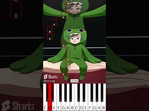 Garten of Banban 3 Finger Heart | Fancy Refill (@fash) - Octave Piano Tutorial